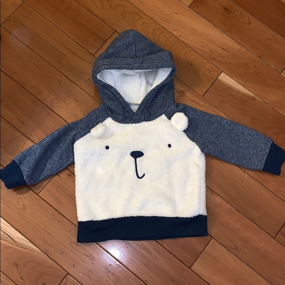 GAP Other - EUC Baby Gap Fuzzy Polar Bear Sweatshirt GAP Other - EUC Baby Gap Fuzzy Polar Bear Sweatshirt